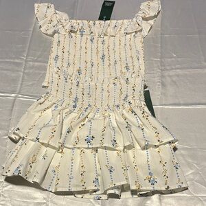 Wild Fable White and Blue Floral Kids Set